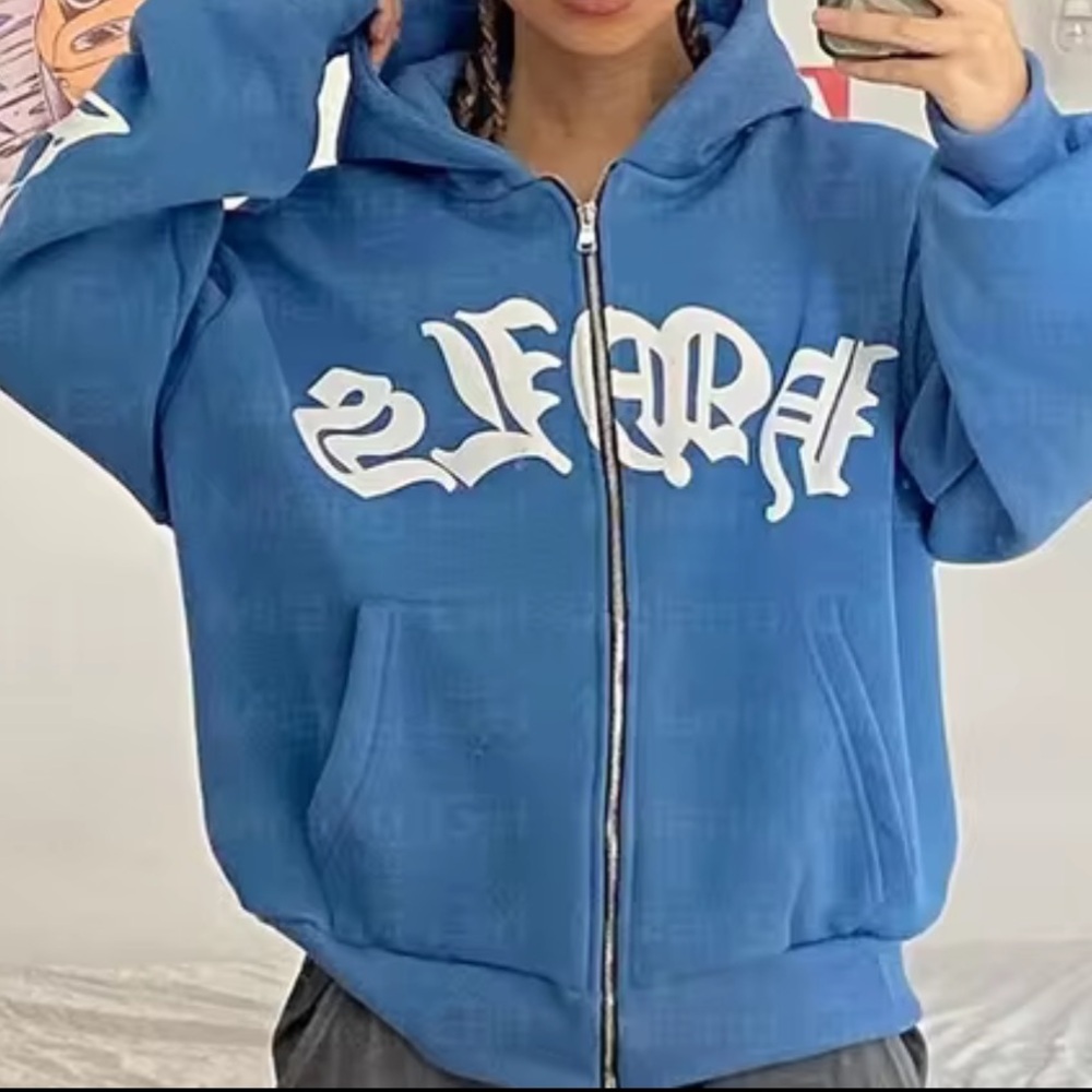 Print Oversized Hoodie